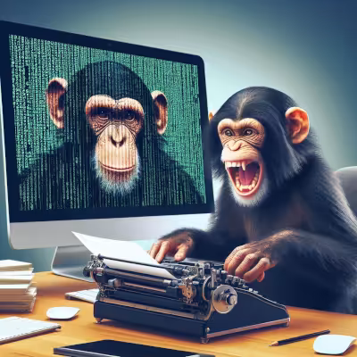 Comparing the Infinite Monkey Theorem (IMT) to LLMs
