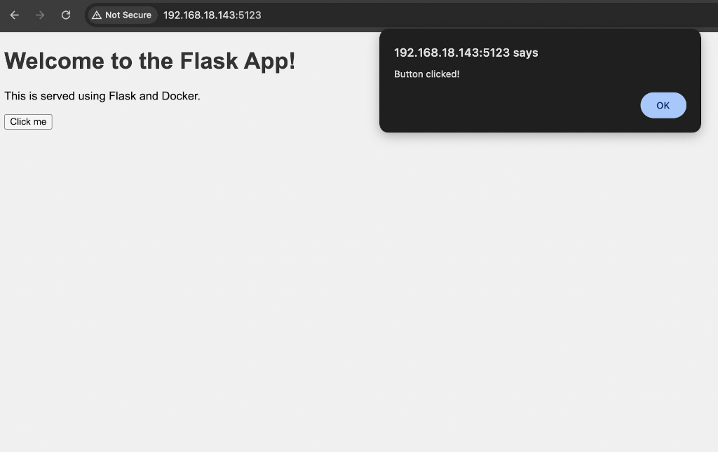 Flask Web Framework Flask Python Flask Docker Screenshot